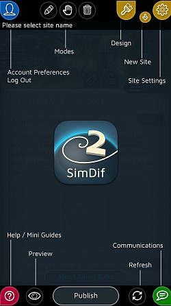 Det er en komplet hjemmesidebygger på din Android-telefon