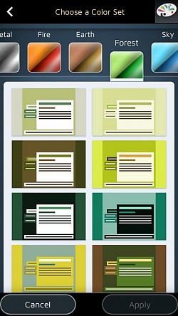 56 farvetemaer at vælge imellem på SMART-versionen.