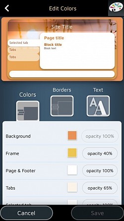 Du har bedre kontrol over de farver, der bruges på din hjemmeside