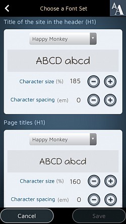 Fuld kontrol over de skrifttyper, der bruges på dit websted