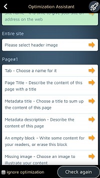 Unikt for SimDif kan du aktivere optimeringsassistenten.